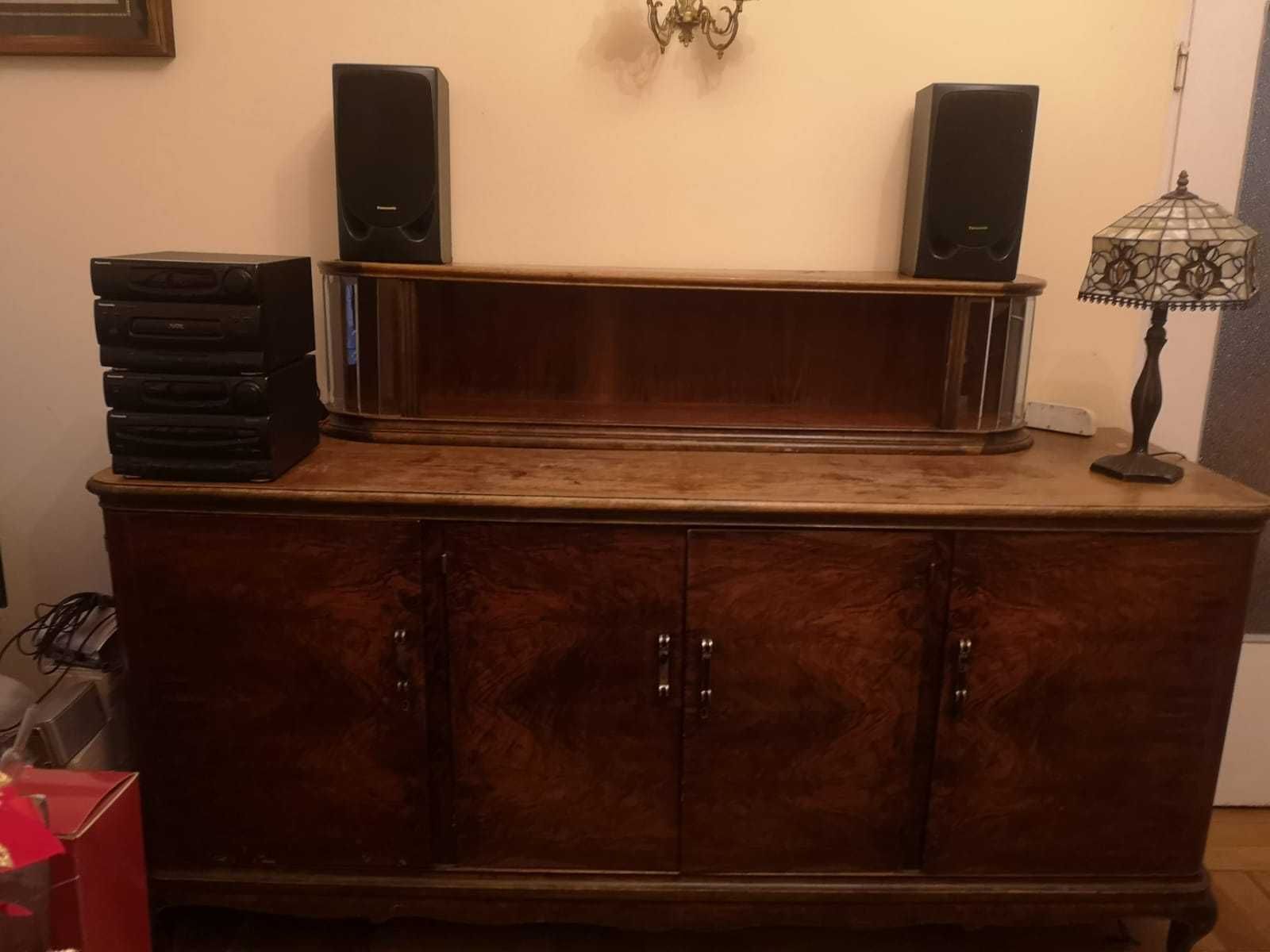 Kredens komoda z nadstawką bufet art deco styl gdański