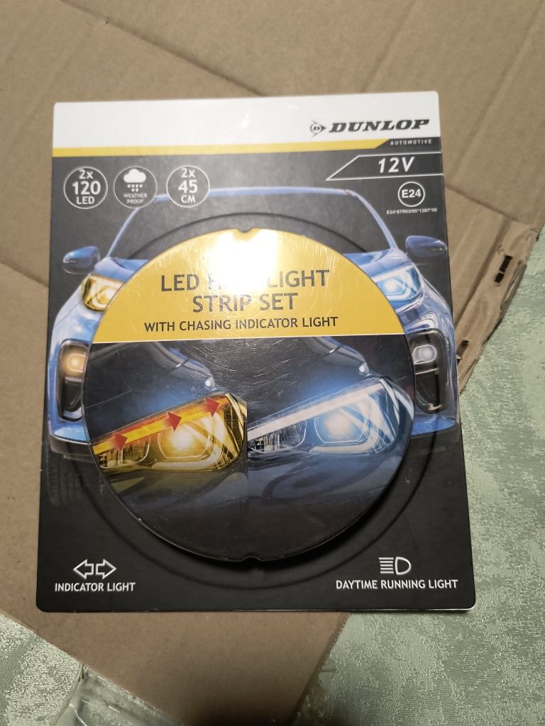 DUNLOP zestaw taśm led do REFLEKTORÓW 2X120 LED 2X45CM