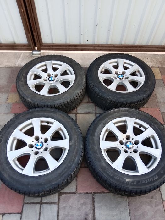 Колеса диски орігінальні bmw r16 5/120 з резиною Hankook r16 215/60