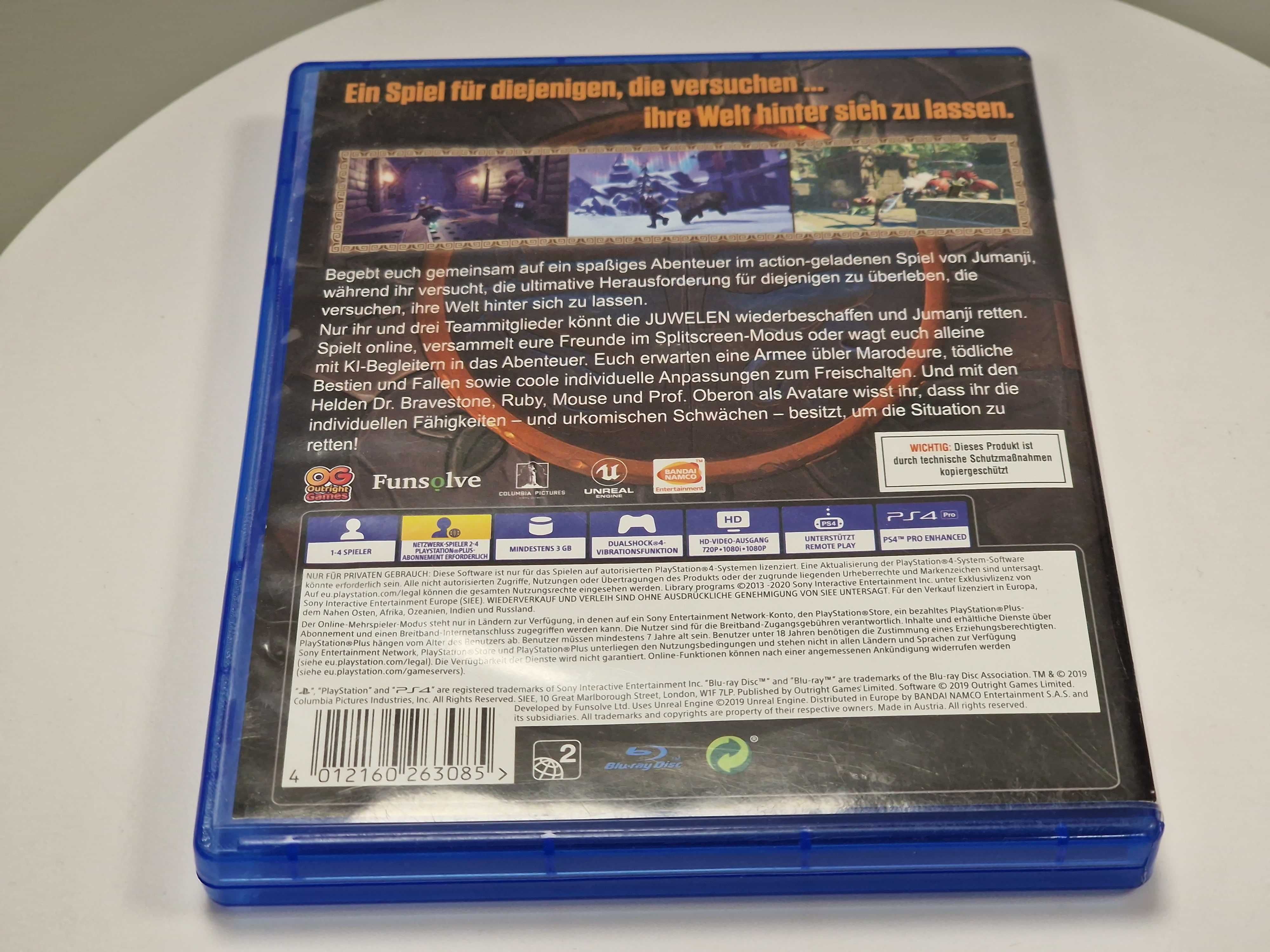 Gra Jumanji: Gra wideo PS4 Jumanji: The Video Game PS4