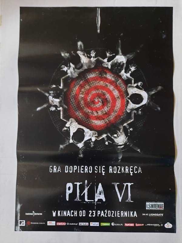 Plakat filmowy oryginalny - Piła 6 (2 wersje)