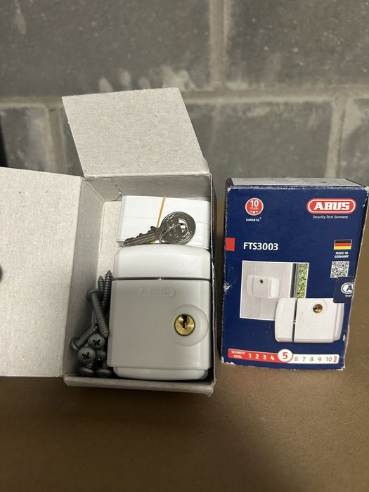 Zabezpieczenia okien zamek - nowe 2szt - ABUS FTS 3003 - ALO145