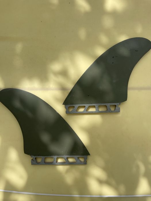 Quilhas Feather Fins Twin Fin Keel S2 Camo Green