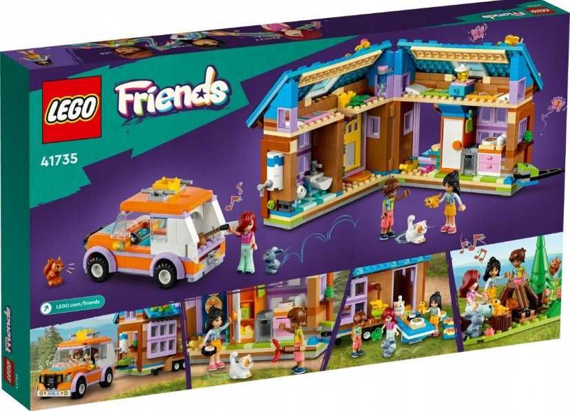 LEGO FRIENDS 41735 Mobilny domek na kółkach królik gitara dom