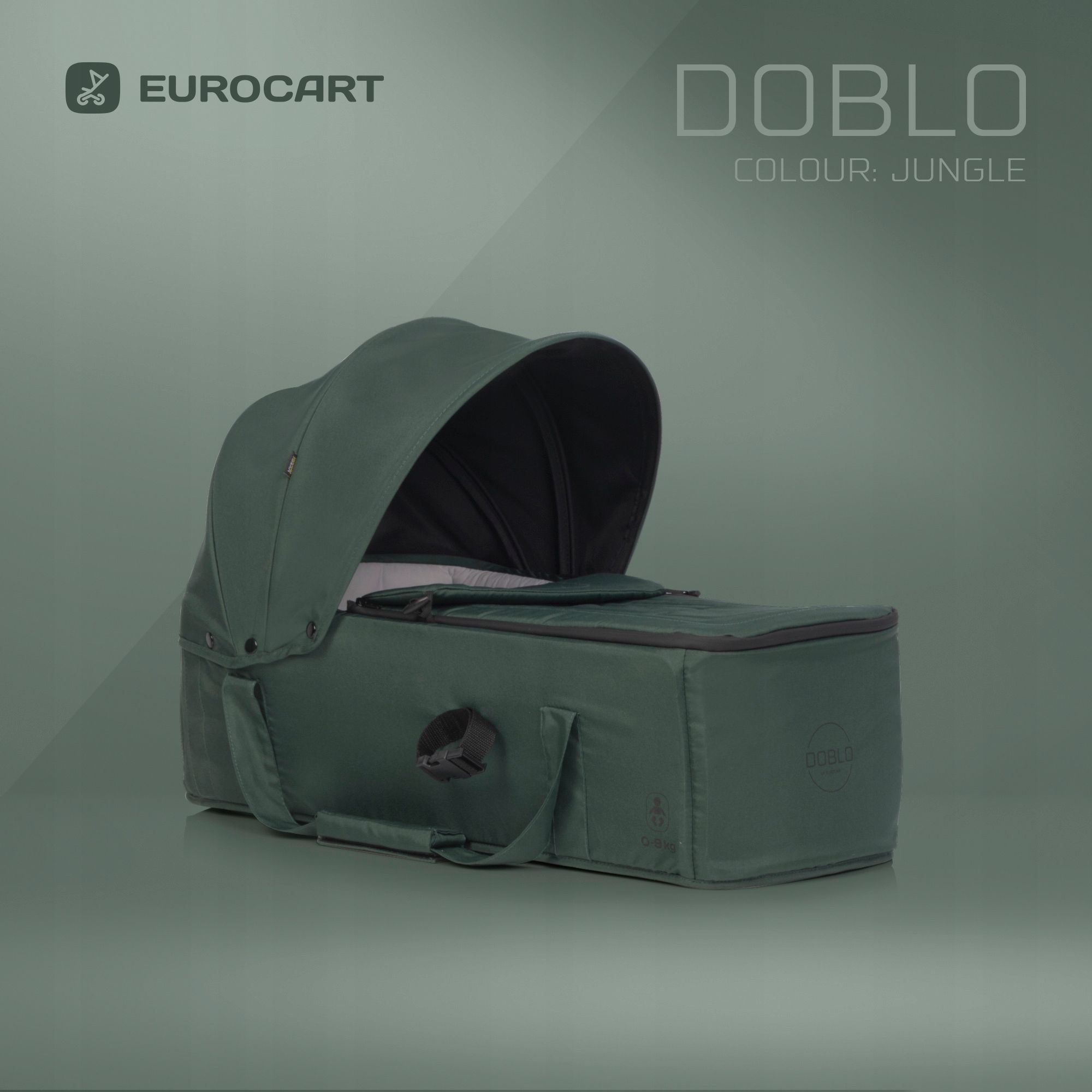 Lekka Miękka Gondola Wkład Niemowlęcy Do Wózka EuroCart Doblo Jungle