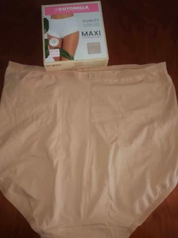 Cueca de algodão tamanho 48 bege Cotonella - Avon