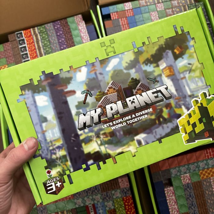 200ШТ +12шт героїв Конструктор магнітний майнкрафт minecraft блоки 3д