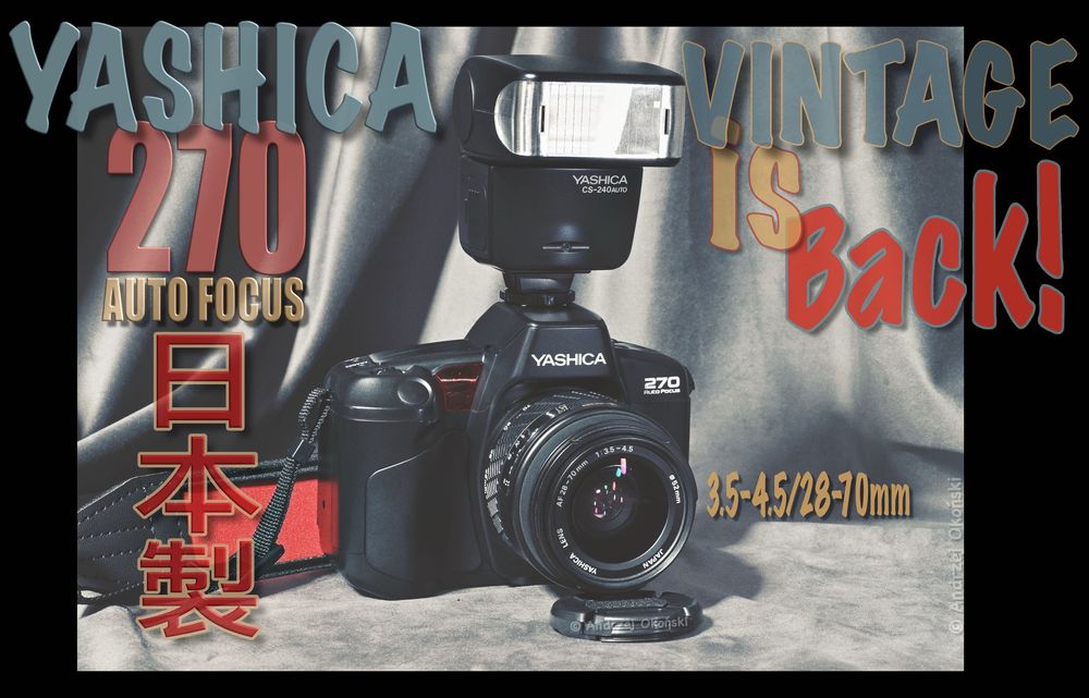 Analogowy zestaw fotograficzny YASHICA