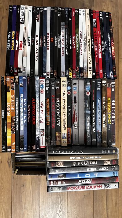 Filmy DVD Bluray kolekcja 300 filmów