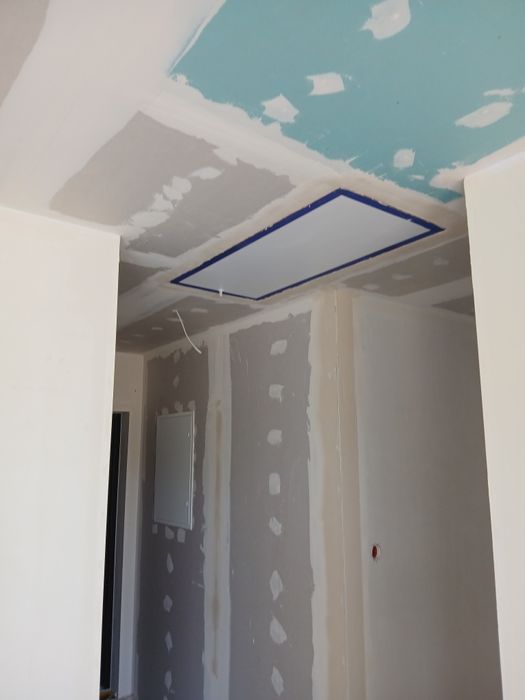 Podwieszane sufity,  szpachlowanie, malowanie, tapety