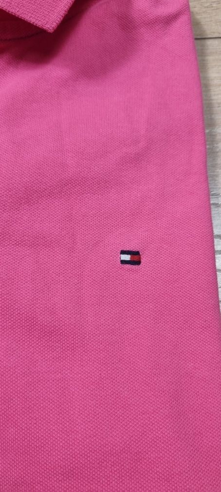 Koszulka polo damska, polówka Tommy Hilfiger, TH, logo, premium