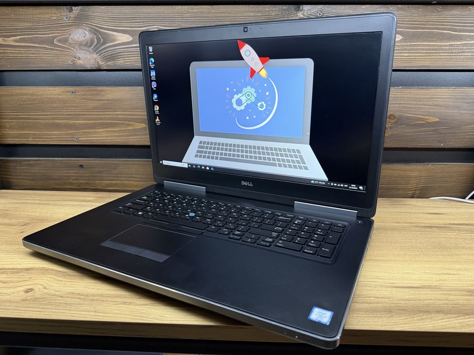 Dell Precision 7720 P5000 16GB 17,3"IPS i7-7820HQ/32GB/256Gb+750/0%