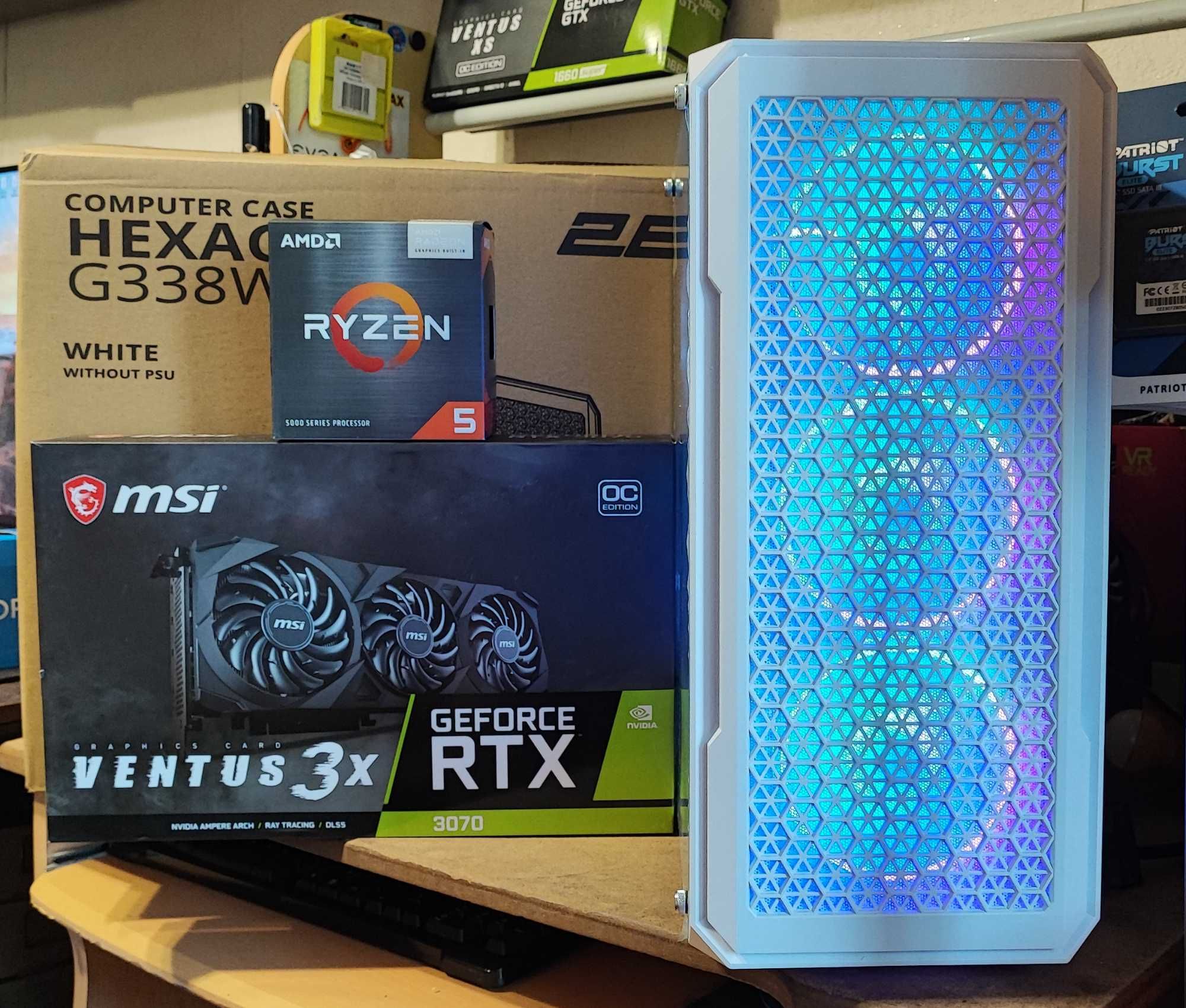 Потужний Ігровий ПК AMD RYZEN 5 5600 4.4GHZ, RTX 3070 8GB, 32GB DDR4..