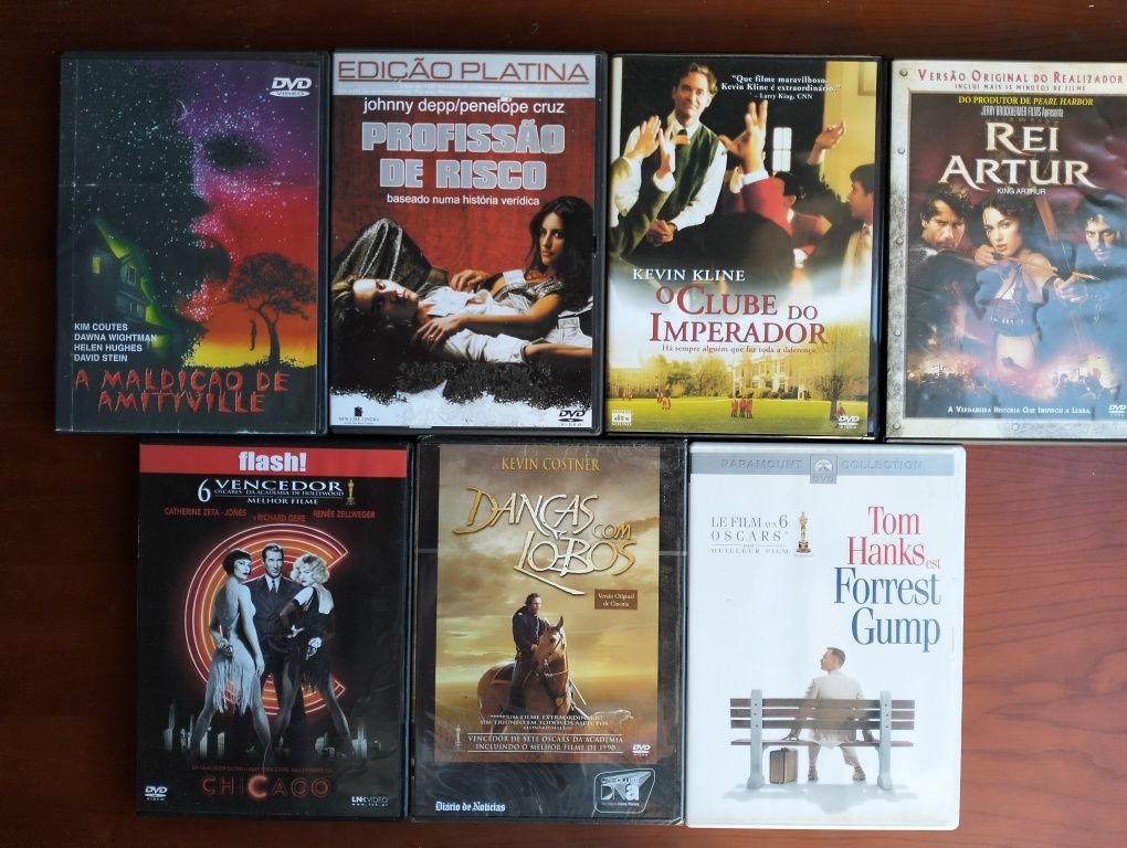 Lote de DVD's originais