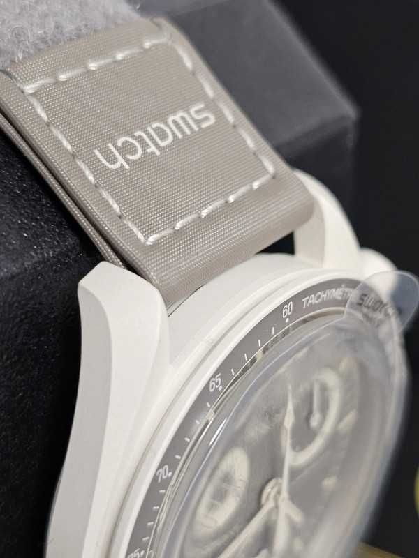 Omega x Swatch SO33T103 Pustynia - Biokeramika w Kolorach Piasku