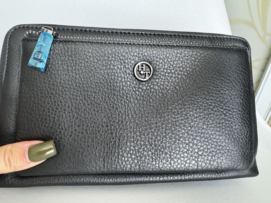 HT Leather барсетка шкіряна Клатч чоловічий натуральна шкіра Кожаная