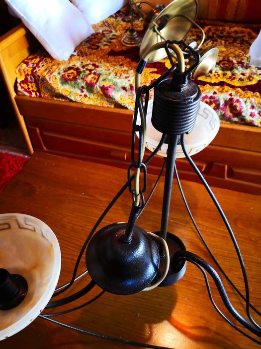 Candeeiro de Teto (metal/vidro)