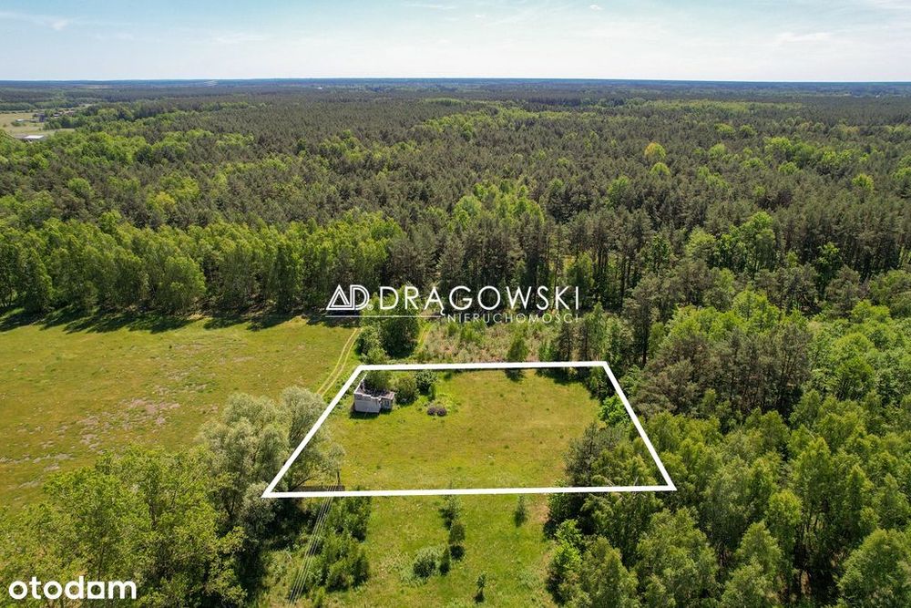 Atrakcyjna działka 2.400 m2 Jadów