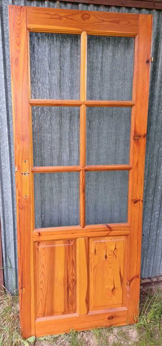 Drzwi wewnętrzne sosnowe 80 lewe