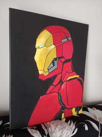 Obraz ręcznie malowany na płótnie "Iron Man"