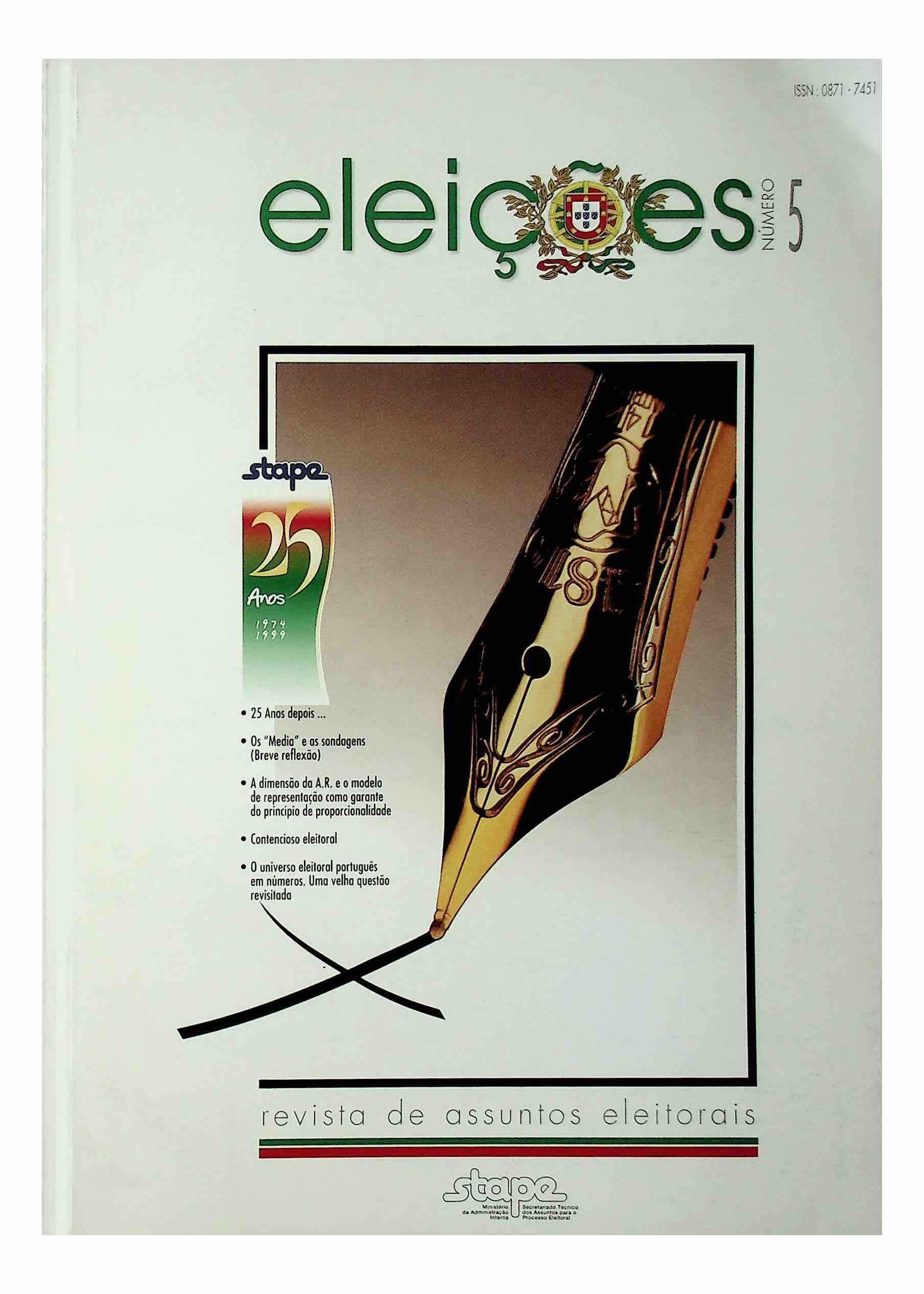 Revista de Assuntos Eleitorais n.º 5