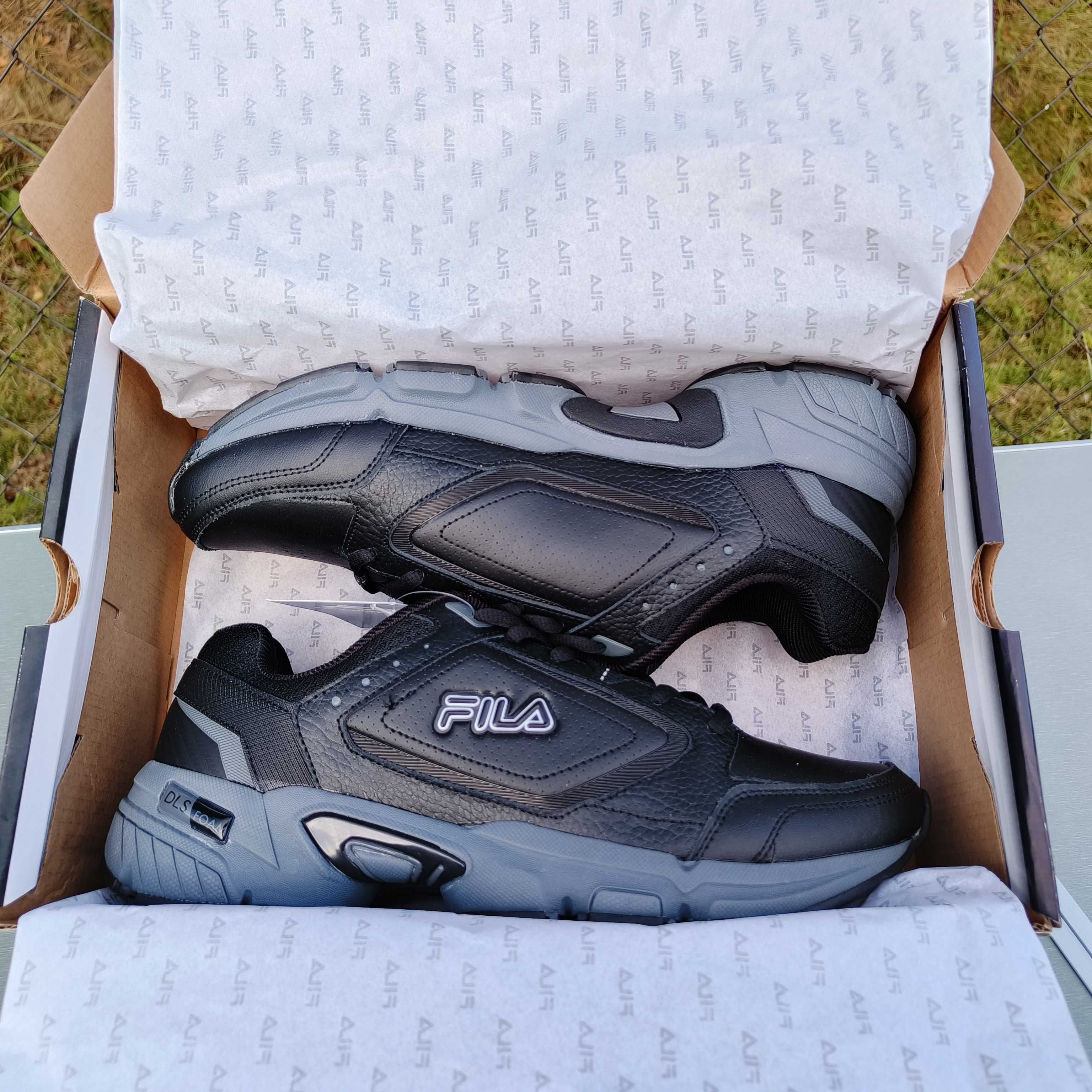 Fila Memory Decimus 7 кросівки шкіряні чоловічі чорні