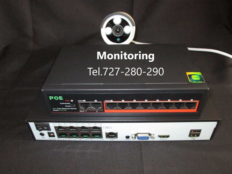 Monitoring, zestaw kamer, zestaw do monitoringu, kamery bezprzewodowe.