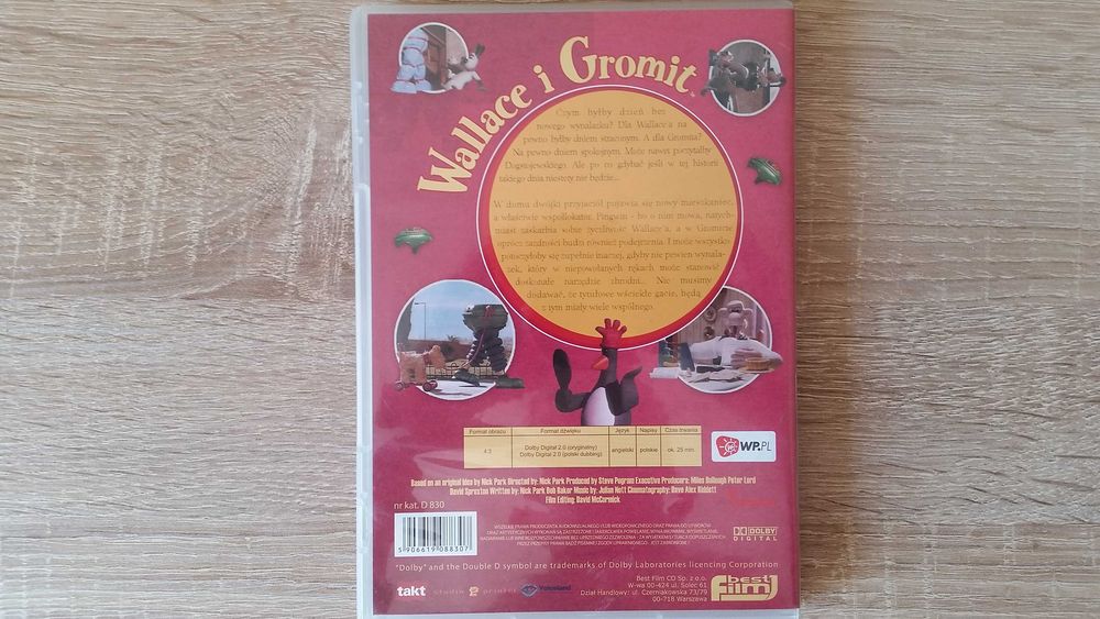 Wściekłe gacie - Wallace i Gromit DVD
