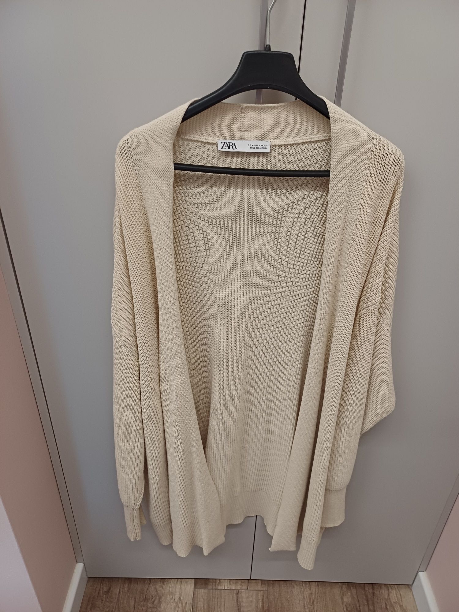 Sweter kardigan Zara M wiskoza