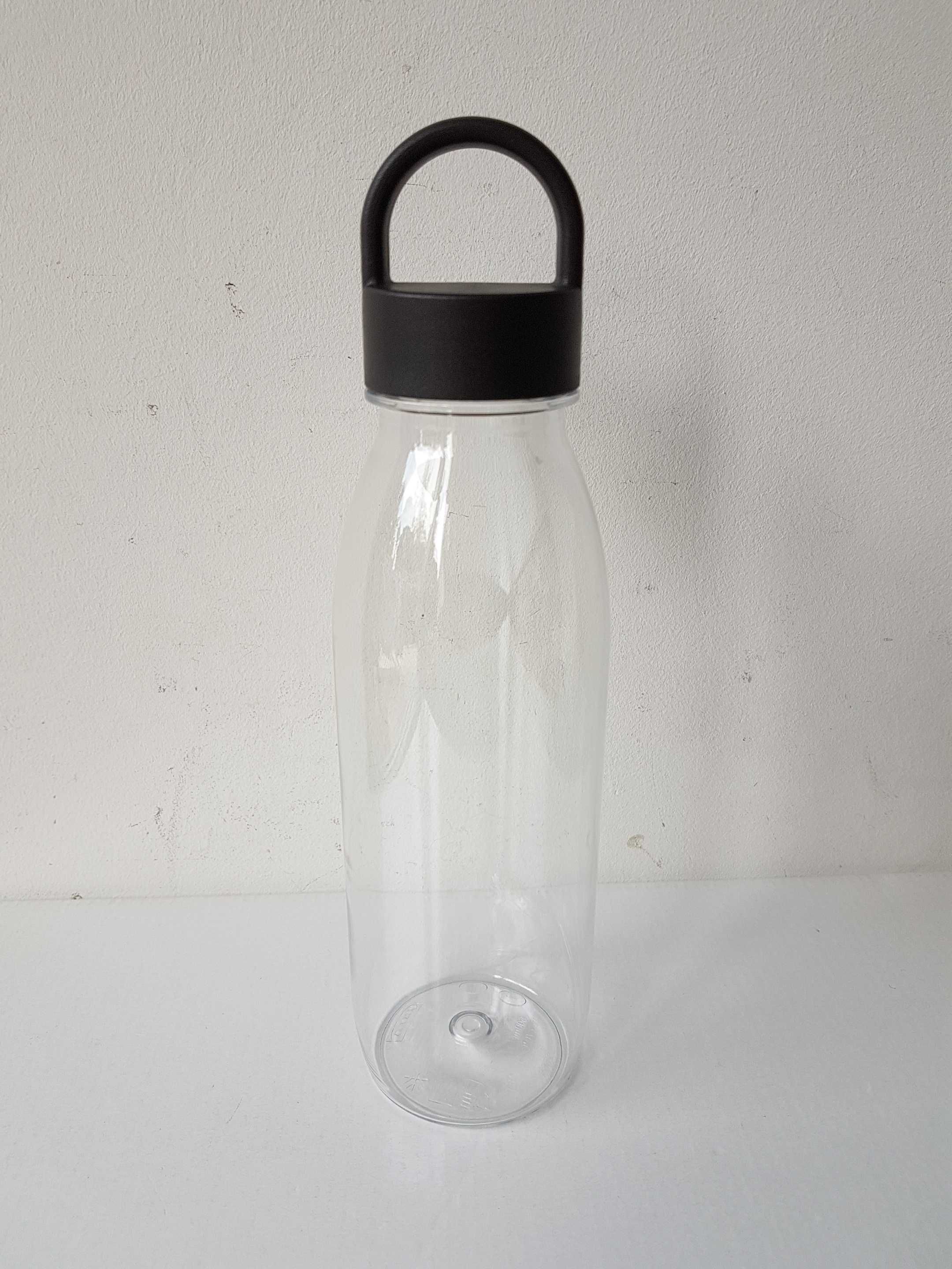 IKEA 365+ Nowa plastikowa butelka bidon na wodę ciemnoszary 0.5 l