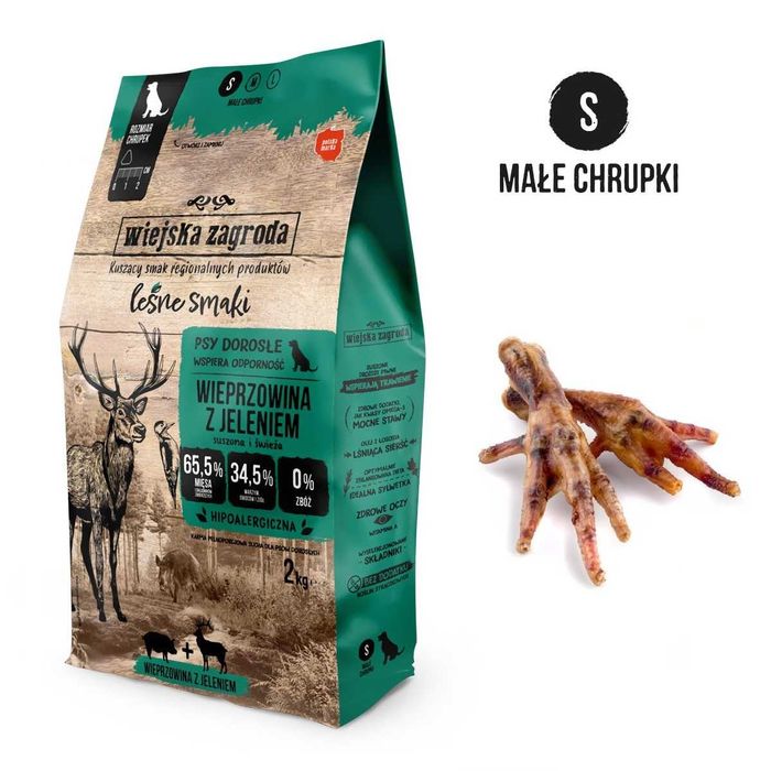 Wiejska Zagroda Adult Small wieprzowina z jeleniem 2 kg
