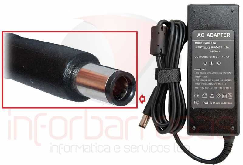 Transf. Compatível HP 19V 4.7A 90W Conetor 7.4mm x 5.0mm TRFCOMP009