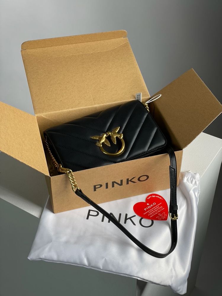 Сумочка в стиле Pinko love Пинко премиум