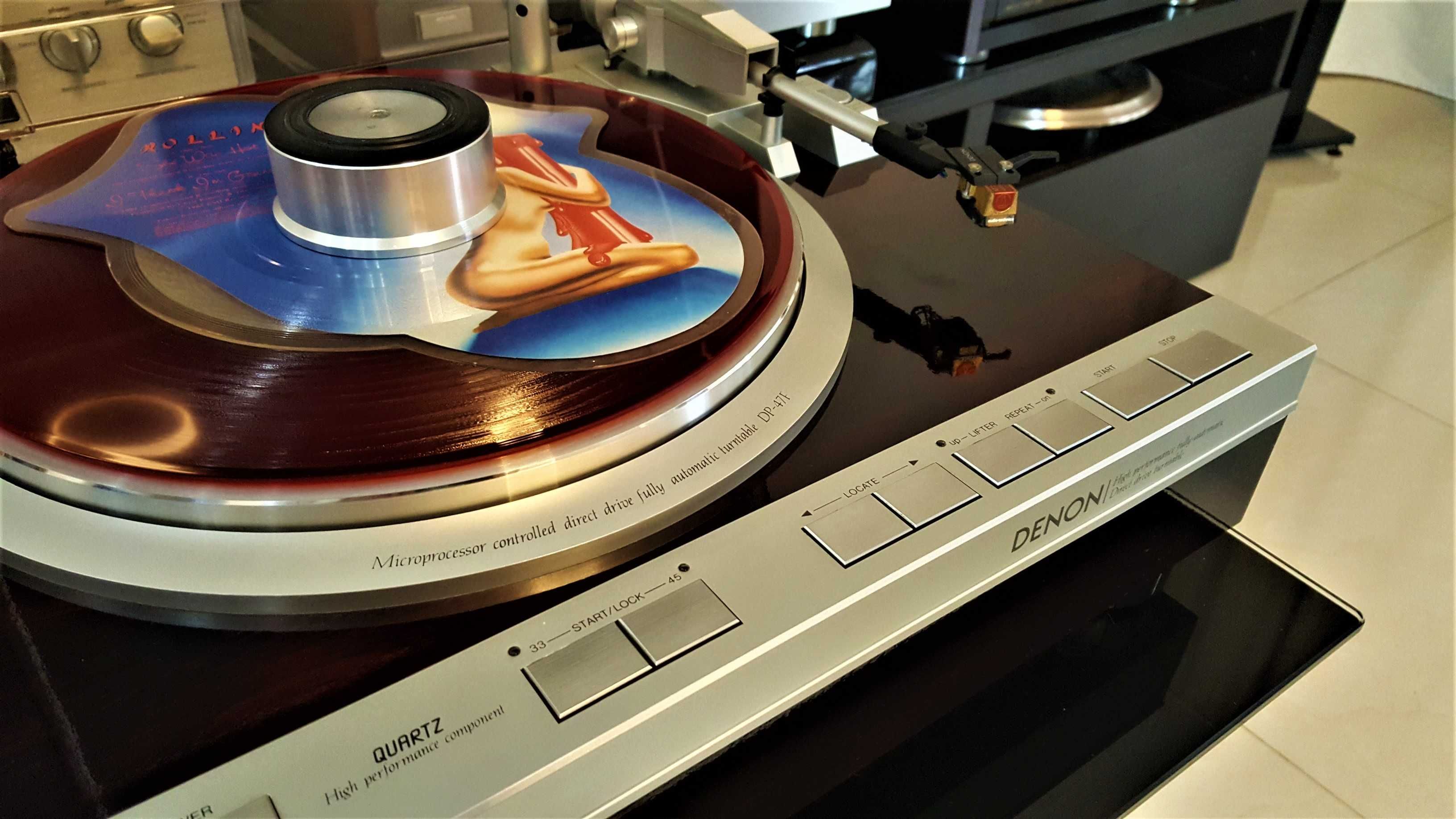 Gramofon Denon DP 47 F - 59L stan oryginalny jak nowy system z AT20SLe