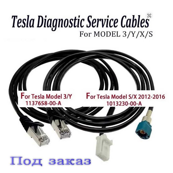 Переходники OBD2 -Tesla 12-20-26 PIN Tesla Model S-S/X-3/Y 2013 и выше