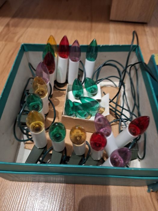 Lampki choinkowe z czasów PRL