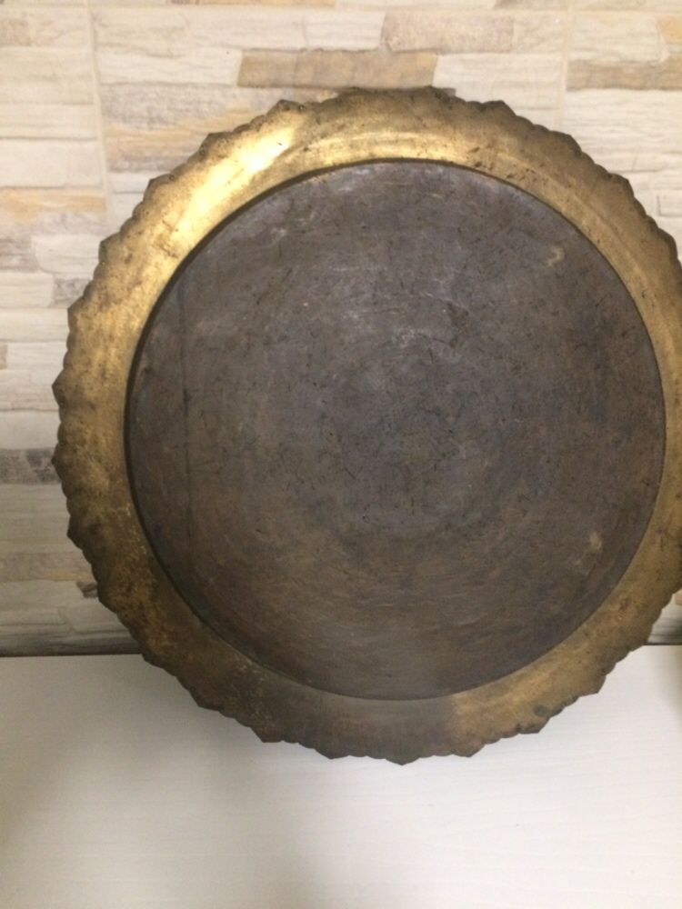 Grande prato em cobre 60cm diametro