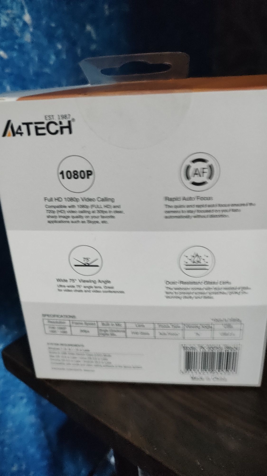 Веб камера A4tech PK-930HA