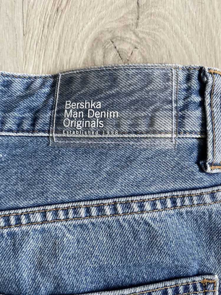 Spodnie męskie jeans Denim r. L Bershka