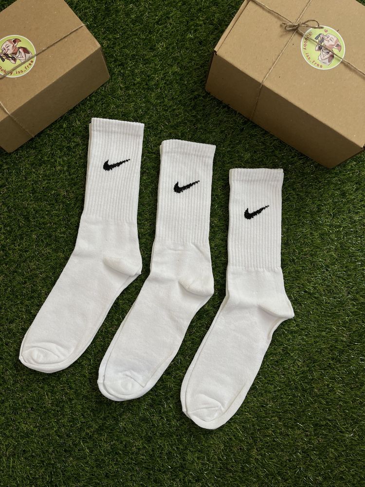 Высокие Белые Носки Nike Весна 2024