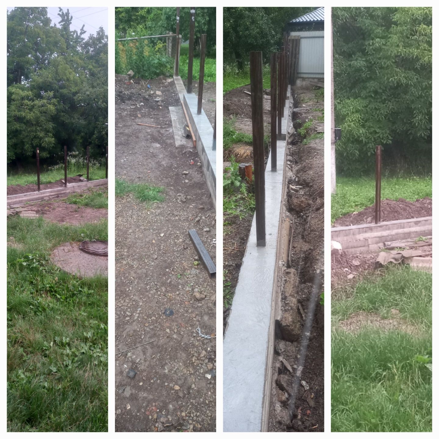 Огорожа, з фундаментом і без