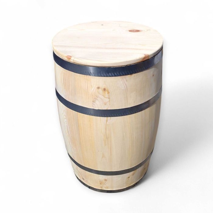 Beczka drewniana 160L beczki ogrodowe donica dekoracja kwietnik bar