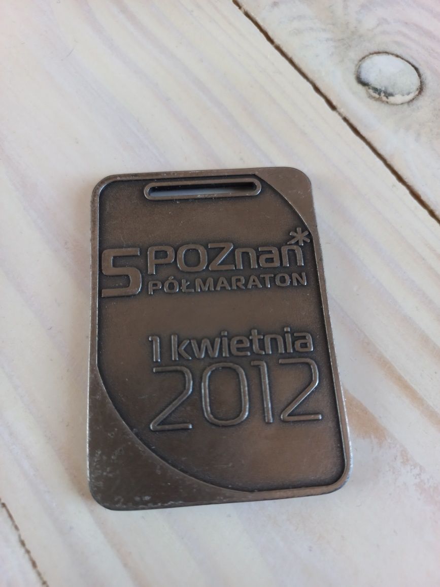 Medal pamiątkowy Poznań 5 Półmaraton 1 IV 2012