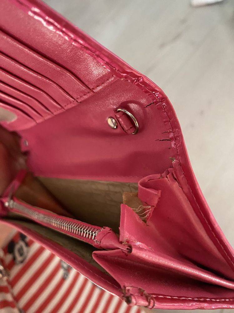 Duży portfel Dior logowany zasuwane kieszenie