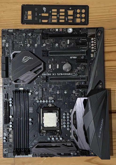 Zestaw ASUS ROG Maximus IX Hero + i7-7700K + 16GB DDR4 – sprawny