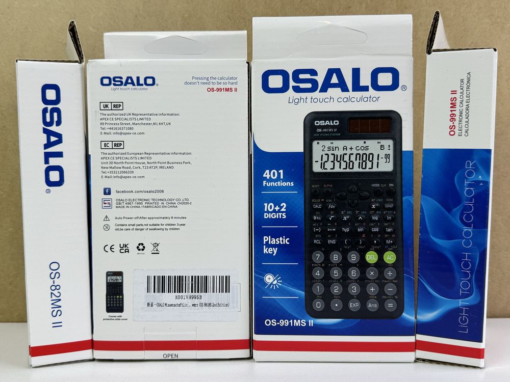 Новий калькулярок/науковий калькулятор OSALO OS-991MS 10+2