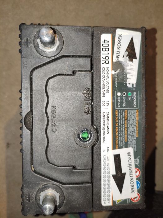 Sebang SMF 40B19R 12V 35AH 410A L+ TICO MATIZ SUZUKI