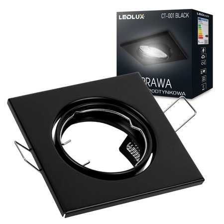10 x Oprawa ledlux ct-001 ledlux ct 001 czarny mat.  Ruchoma