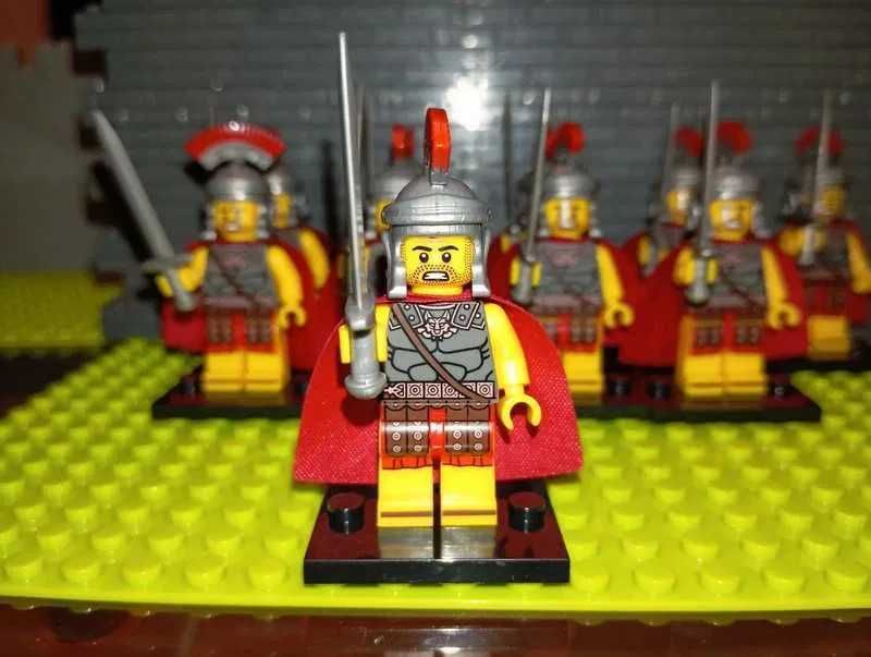 Zestaw 10szt Figurki Rzymianin Gladiator jak LEGO seria 10 minifigures