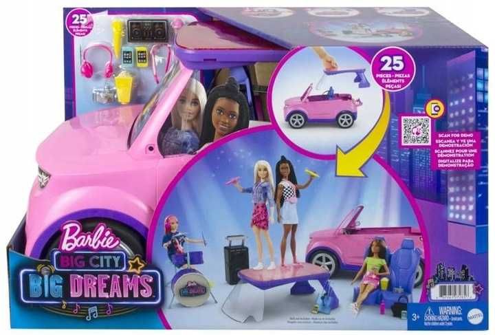 Barbie Big City samochód scena koncertowa